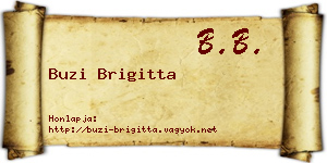 Buzi Brigitta névjegykártya